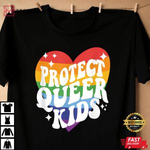Protect Queer Kids Gay Pride LGBT Support Queer Pride Month Unisex black