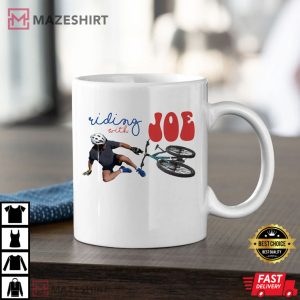Riding With Joe Biden Biden Falling Off The Bike Mug