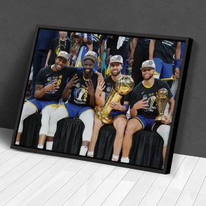 Golden State Warriors Poster 4 time NBA