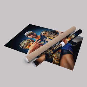 Stephen Curry Art NBA Champion Poster MVP Golden State Poster
