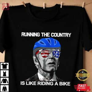 Biden Bike Bicycle Running the country is like riding a bike Shirt