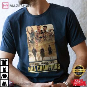 State Warriors 2022 NBA champions tshirt