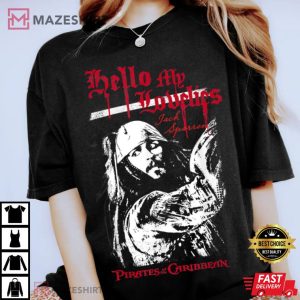 Disney Pirates of the Caribbean Jack Sparrow Quote Poster Women black 2