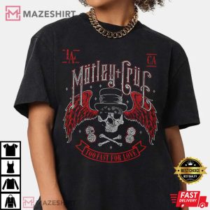 Motley Crue Shirt Motley Crue Bikers Skull T Shirt