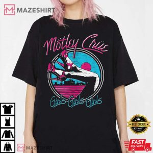 Motley Crue Shirt Motley Crue Girls Girls Girls Heels TShirt
