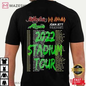 Motley Crue Shirt The Stadium Tour Motley Crue TShirt