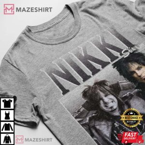 Nikki Sixx T Shirt Motley Crue T Shirt
