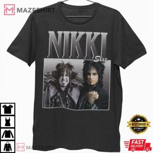 Nikki Sixx T Shirt Motley Crue Shirt 1
