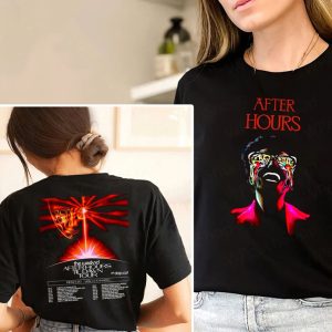 The Weeknd After Hours Tour 2022 Double Sided T-Shirt