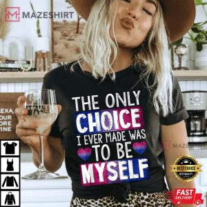 LGBT Bisexual Pride Bisexual Flag T-Shirt