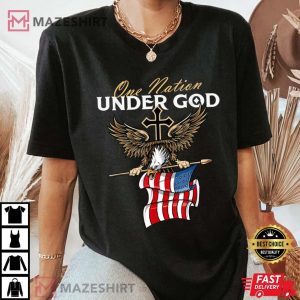 Patriotic Bald Eagle USA American Flag 4th of July Fourth Women black