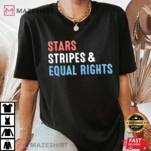 Stars Stripes And Equal Rights 4th Of July Womens Rights Women black