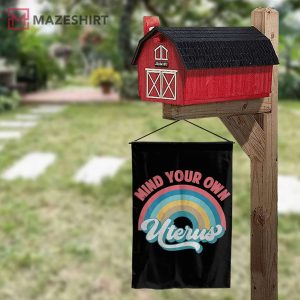 Mind Your Own Uterus Flag Pro Choice Feminist Womens Rights flags 2
