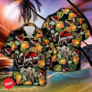 Jurassic Park Tropical Dinosaur Hawaiian