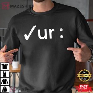 Check Your Colon Colonoscopies Cancer Awareness Gift Men black sweatshirt