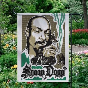 Snoop Dog Face Flag Bless This Hizzle Fo Shizzle Garden Flag