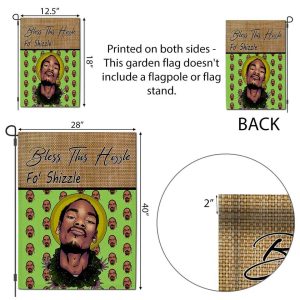 Snoop Dog Face Flag Bless This Hizzle Fo Shizzle