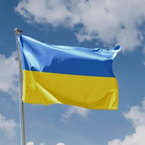 Ukraine National Flag Unique Design Print High Quality Materials