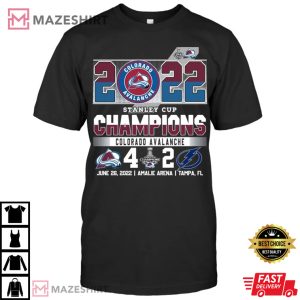 Colorado Avalanche Stanley Cup Champions T-Shirt