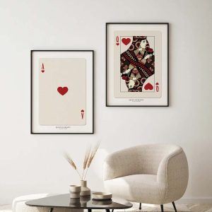 ACE ME Exhibition Poster Ace Of Hearts