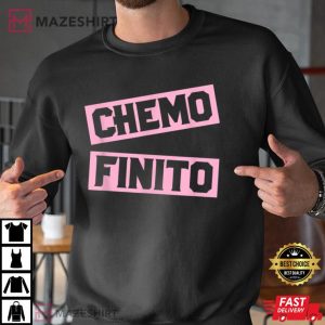 Chemo Finito Fighter Cancer Survivor Men black sweatshirt