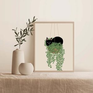 Cat Print Cat Wall Art Cat Art Print