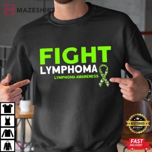 Fight Lymphoma Men black sweatshirt