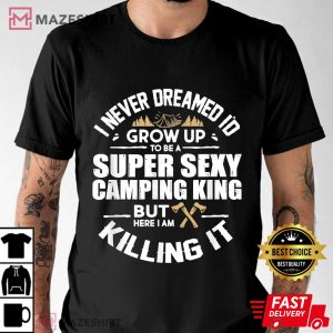 Camping Shirt Men Camper RV Camping Vacation Camping Dad Men black t shirt 2 2