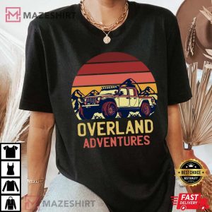 Overland Adventures Camping Offroad Graphic Long Sleeve Women black
