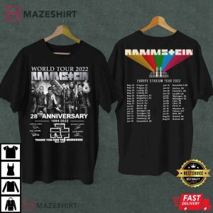 Rammstein 28th Anniversary 1994-2022 T-Shirt #2