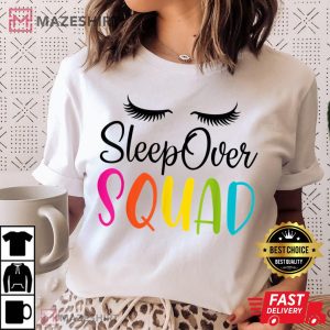 Sleepover Squad Slumber Party Cute Pajama Party Sleep Over T-Shirt