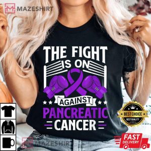 Pancreatic Cancer Shirt Chemotherapy Stomach Boxing Gift Women black t shirt 2 2