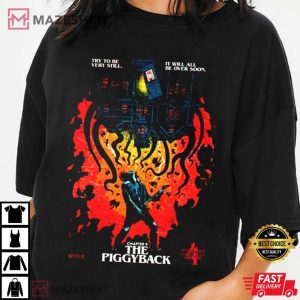 Eddie Munson Playing Guitar Retro Shirt Eddie Munson The Piggyback Shirt