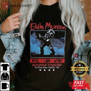 Eddie Munsons Rooftop Metal Concert 1986 Shirt
