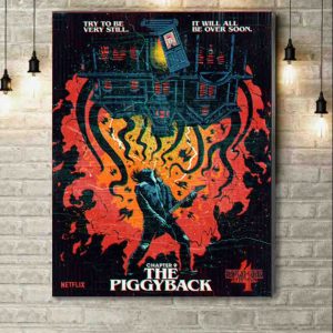 Eddie Munson Vintage Poster Canvas pos