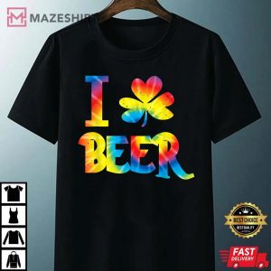 I Love Beer Irish St Patricks Day Shamrock T Shirt (2)