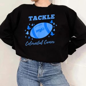 Tackle Colorectal Cancer CRC Colorectal Cancer Awareness Women black sw