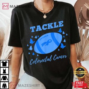 Tackle Colorectal Cancer CRC Colorectal Cancer Awareness Women black