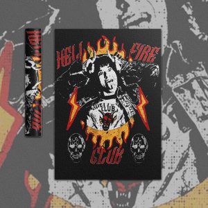 Vintage Stranger Eddie Club Poster Movie Poster