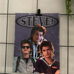 Blue Steve Inspired Poster Print 1