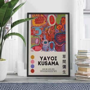Yayoi Kusama Print Give Me Love poster 1