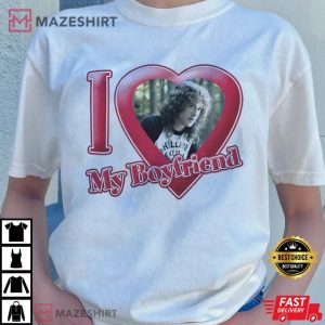 I heart my girlfriend eddie baby T Shirt