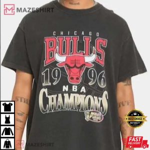 Chicago Bulls 1996 Champions NBA Basketball T-Shirt