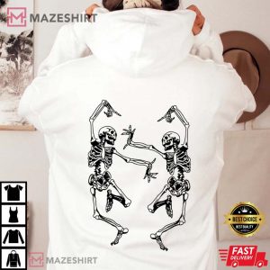 Halloween Party Hoodie Dancing Skeleton Hoodie 1