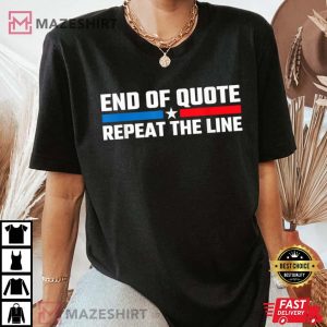 End Of Quote Repeat The Line Women black