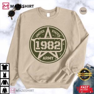 US Army Star 40th Birthday Sweatshirt 40th Birthday Gift t shirt