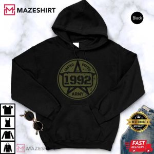 US Army Star 30th Birthday Sweatshirt 30th Birthday Gift tee