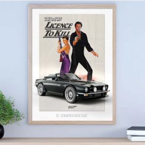 BOND CAR 1012 Licence to Kill Poster