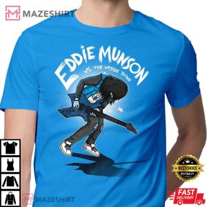 Eddie Munson Play Guitar Shirt Eddie vs The Upside Down TShirt