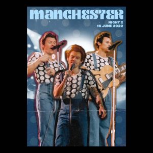 Harry Styles Poster Love On Tour Manchester England. Night 2 Poster